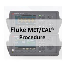 Keysight DAQ970A/973A MET/CAL® Procedure