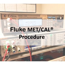 Ectron 1140A MET/CAL Procedure